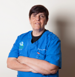 Angela Palmisano, medico veterinario dell'Ospedale Veterinario Santa Fara a Bari