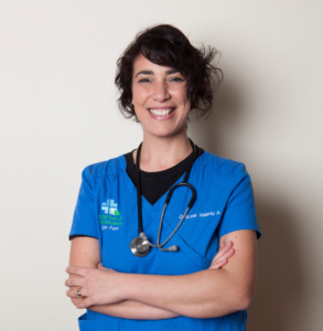 Angela Valerio, medico veterinario dell'Ospedale Veterinario Santa Fara a Bari