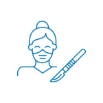 Icona del servizio di chirurgia di base e specialistica