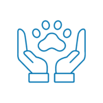 PRIMARY CARE Icona del servizio di medicina primaria (vaccini, test antiparassitari, microchip, sterilizzazioni)