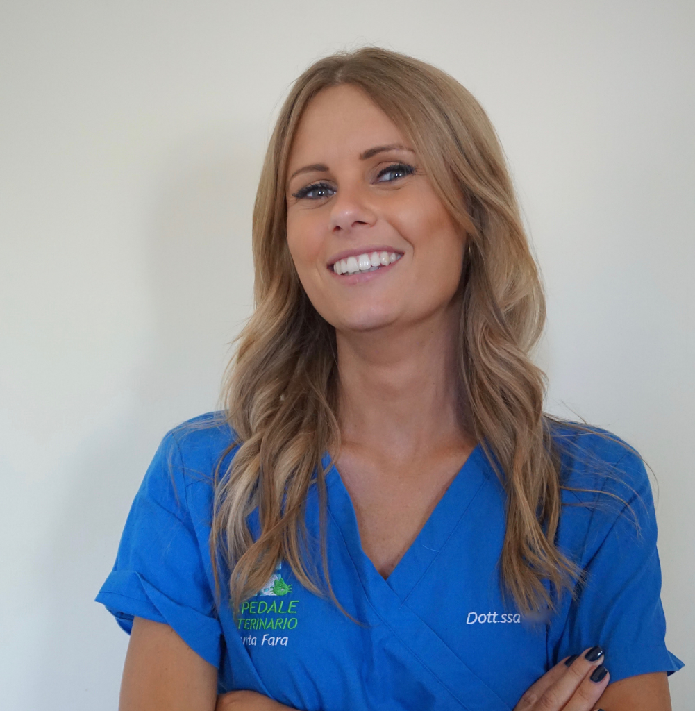 Susanna Valluzzi, medico veterinario dell'Ospedale Veterinario Santa Fara a Bari